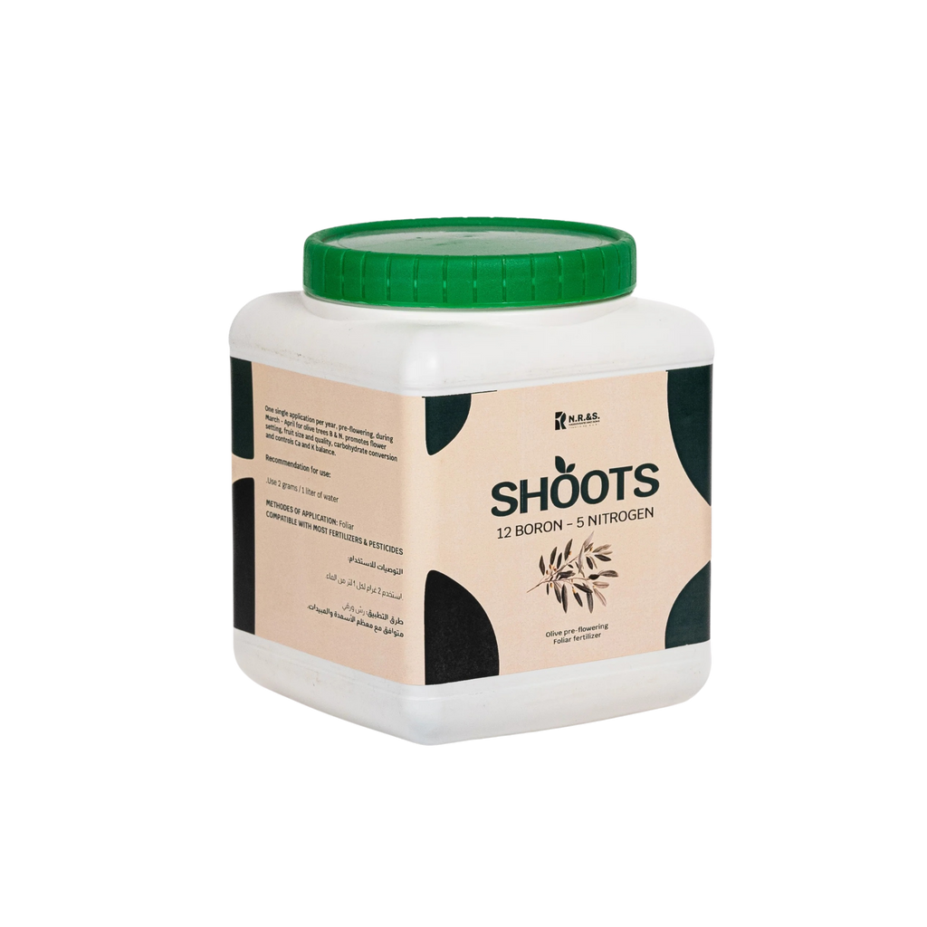 Shoots 12 Boron+ 5 Nitrogen