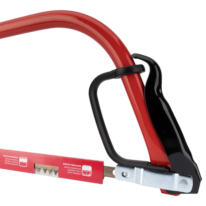 Bow saw for dry wood cutting
