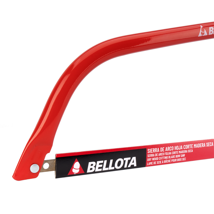Bow saw for dry wood cutting