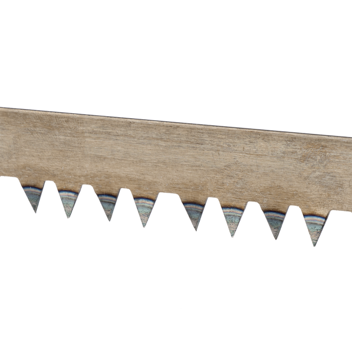 Bow saw for dry wood cutting