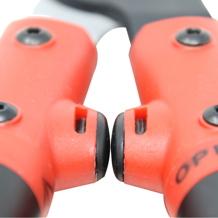 Two hand universal bypass lopper with extendable handles for pruning