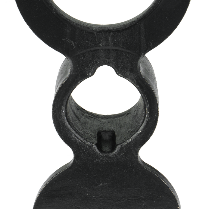 Fork with diamond-shaped tooth and hoe